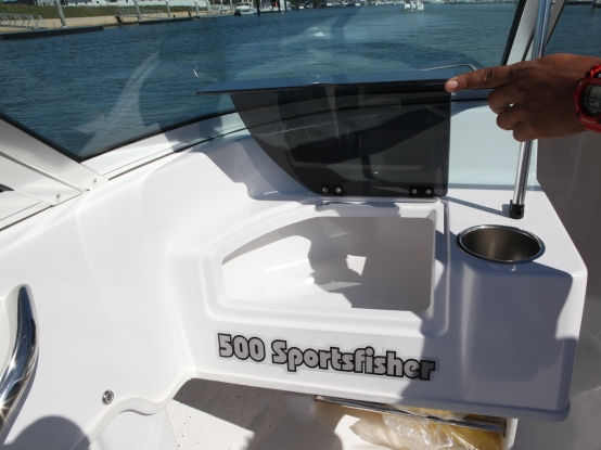 Evolution-500-Sportsfisher-Dash-Storage